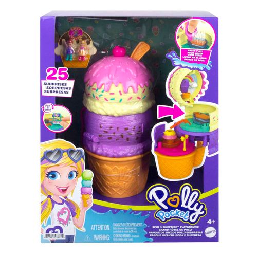 Casquinha de Sorvete - Polly Pocket - Mundo da Surpresas - HFR00 MATTEL