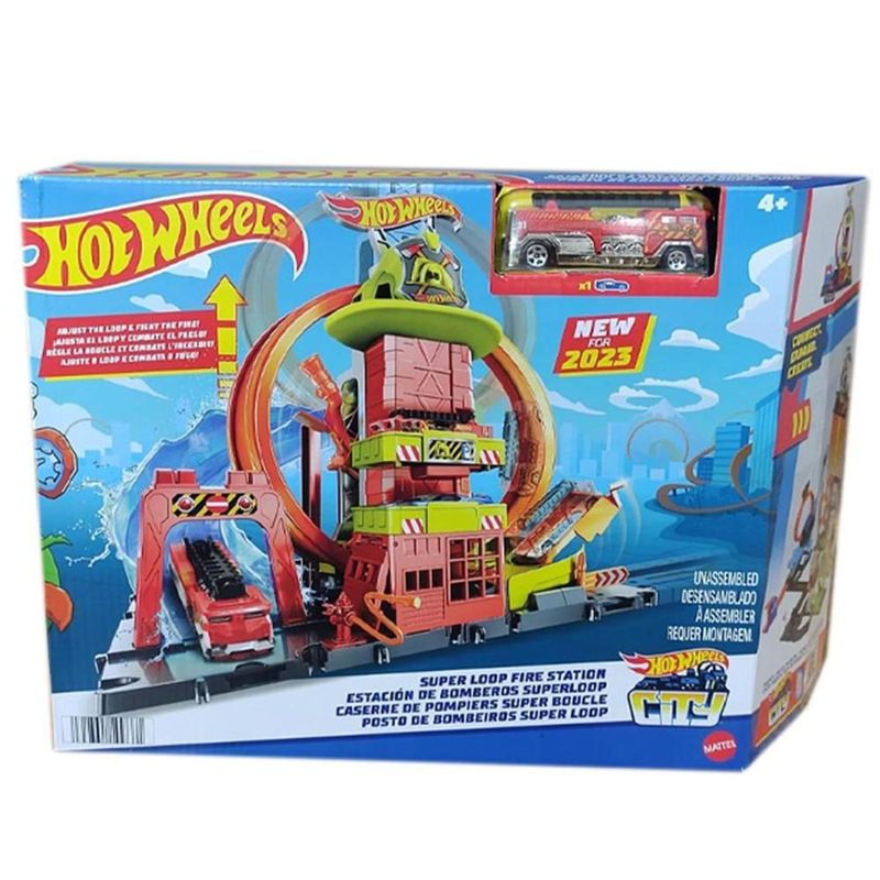 Pista Para Carrinhos Hot Wheels Bombeiros Original Mattel em Promoção na  Americanas