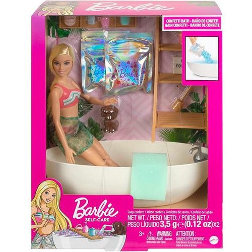 Boneca - Barbie - Banho de Confete - HKT92 MATTEL