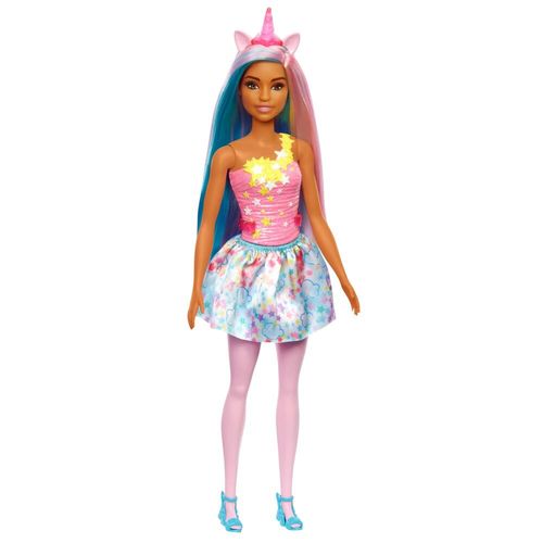 Boneca Barbie - Unicornio Blonde Chifre Rosa - HGR21 - MATTEL