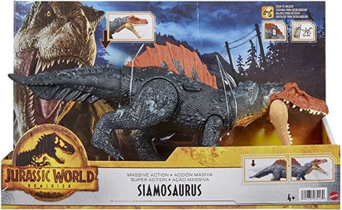 Boneco -Siamosaurus Dinosauro Jurassic World - (HDX51) MATTEL
