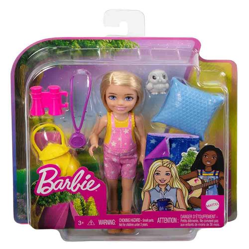 Boneca - Barbie Chelsea - Dia de Acampamento - HDF77 - MATTEL