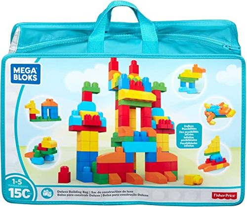 Blocos - Super Sacola Mega Blocos 150 PCS MATTEL