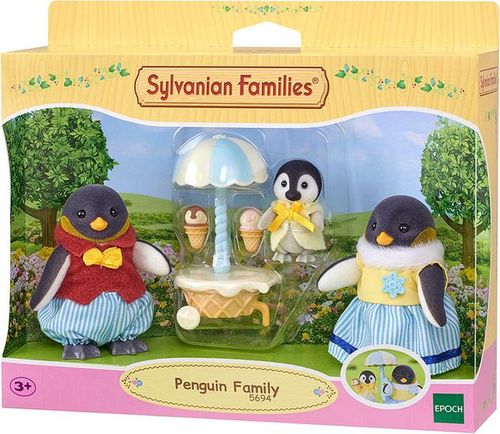 Bonecas - Sylvanian Families - Familia dos Pinguins - 5694 EPOCH MAGIA