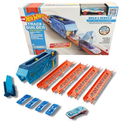 Hot Wheels - Conjunto de Pista de Impulso - Track Builder - GVG08 MATTEL