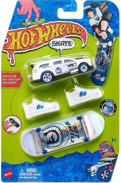 Miniatura - Carro e Skate De Dedo HW MATTEL