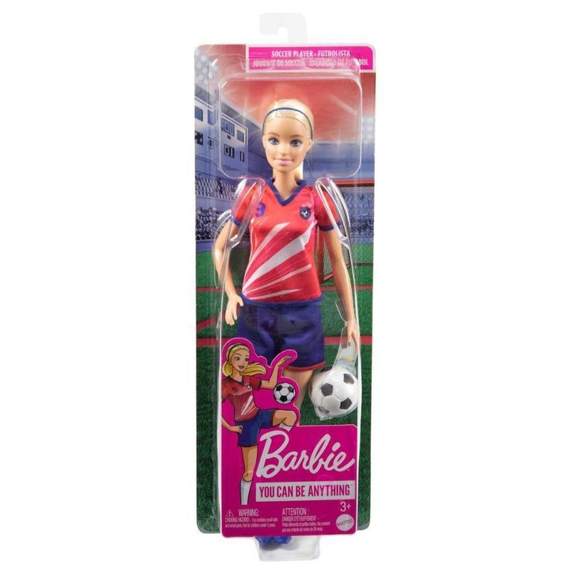 Barbie lança boneca jogadora de futebol