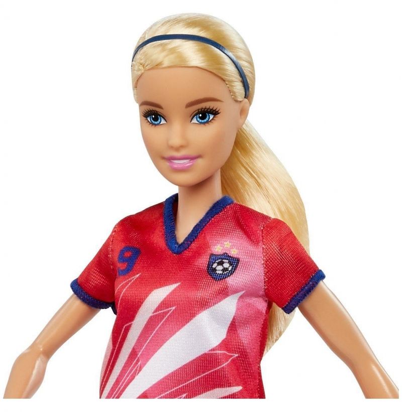 Boneca - Barbie Jogadora De Futebol - Rosa MATTEL