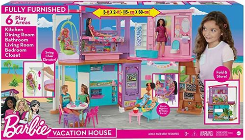 Playset e Boneca - Barbie - Estate - Nova Casa Glam - Mattel