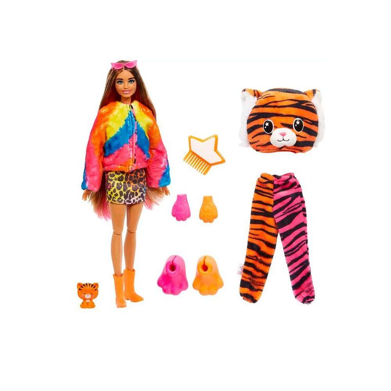 Boneca Barbie Cutie Reveal 10 Surpresas com Mini Pet e Fantasia de Corça  Hjl61 - Ri Happy