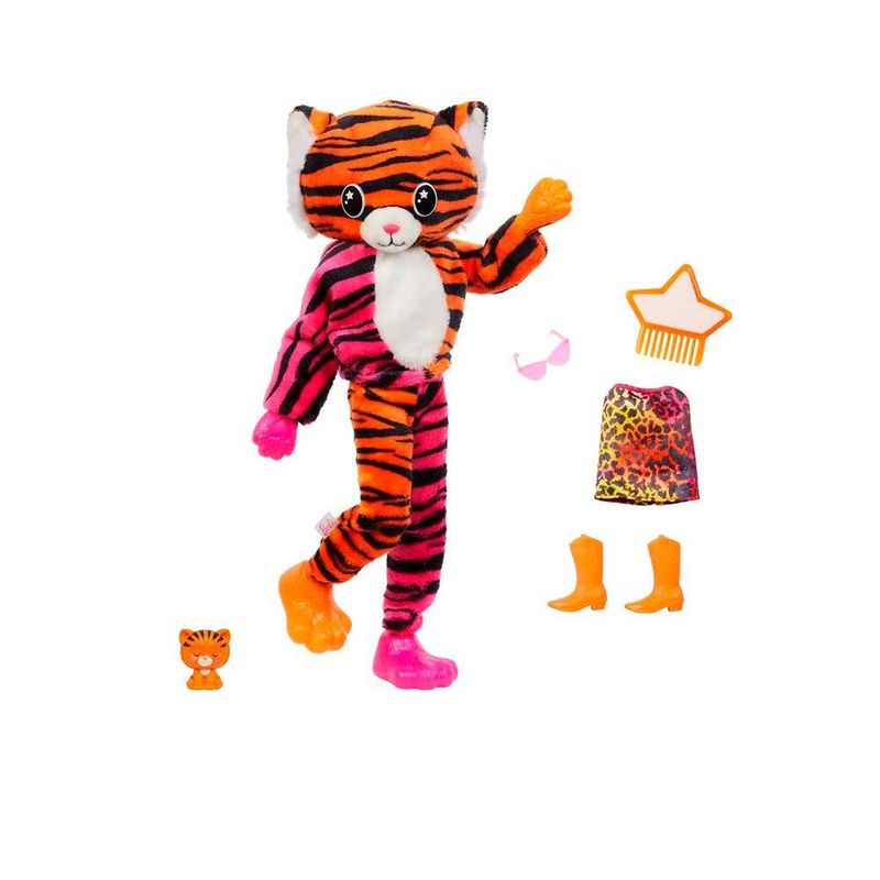 Boneca Barbie Cutie Reveal 10 Surpresas com Mini Pet e Fantasia de Gato  Hhg20 - MP Brinquedos