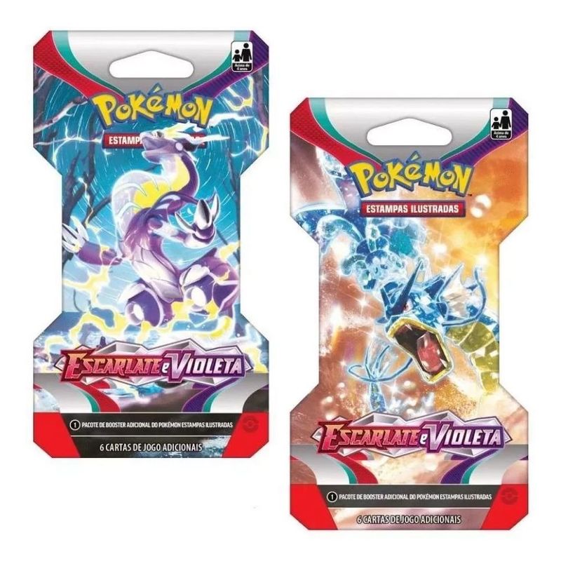 Jogo de Cartas Pack Pokémon Koraidon Escarlate e Violeta