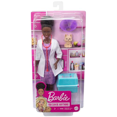 Boneca Barbie Busto P/pentear + Kit Salão De Beleza -c/vídeo