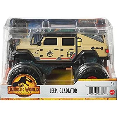 Carrinho Matchbox - Jeep Gladiator - Jurassic World Dominion - FMY48 MATTEL