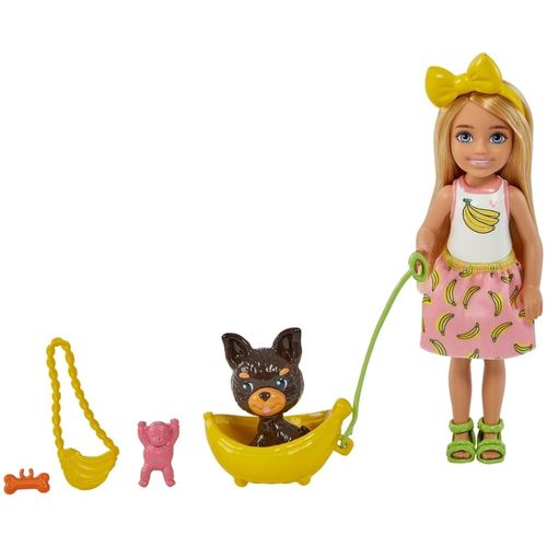 Boneca - Barbie Chelsea com Cachorrinho e Acessorios - HGT08 - MATTEL