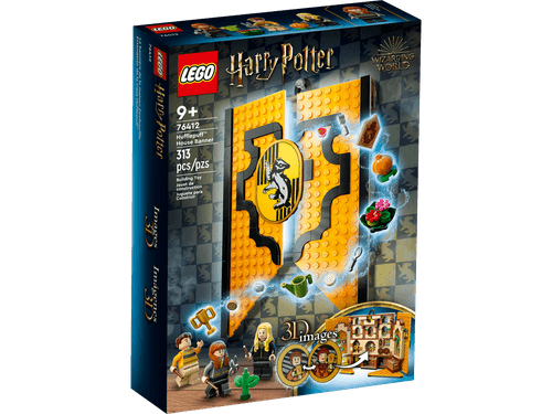 Blocos de Montar - Harry Potter - Banner da Casa Lufa-Lufa - 76412 LEGO DO BRASIL
