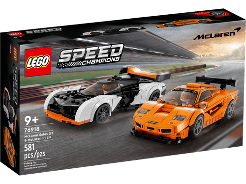 Blocos de Montar - Speed Champions - McLaren Solus GT e F1 LM - 76918 LEGO DO BRASIL