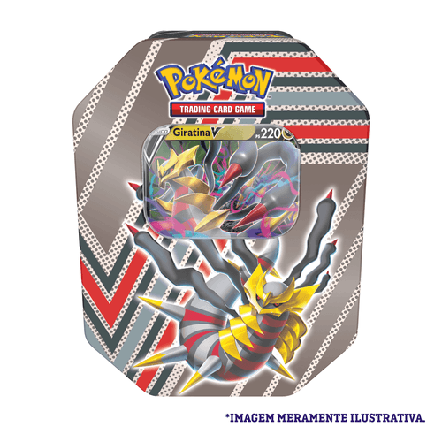 Cartas - Lata Pokemon Potencial Oculto Giratina V - 31924 - COPAG DA AMAZONIA