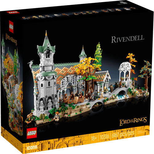 Blocos de Montar - Icons - O Senhor dos Aneis Rivendell - 10316 LEGO DO BRASIL