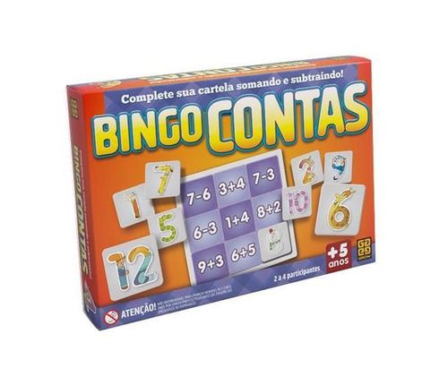 Jogo - Bingo Contas Tabuleiro - 03945 GROW