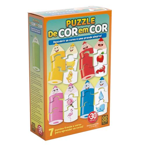 Puzzle De Cor em Cor - 03956 GROW