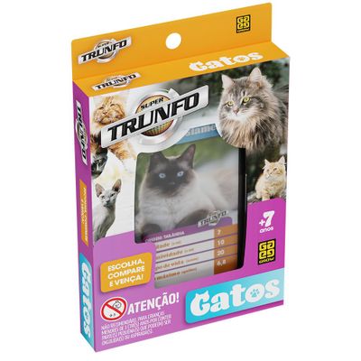 Jogo de Cartas - Trunfo Gatos GROW