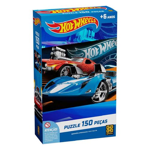 Quebra Cabeca - Puzzle - Hot Wheels - 04170 GROW
