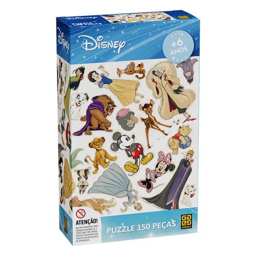 Quebra Cabeca - Puzzle 150 - Disney - 02448 GROW
