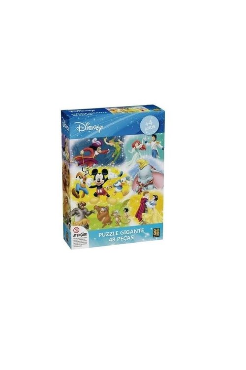 Quebra-Cabeca -  Puzzle 48 pecas Gigante - Disney - 03117 GROW
