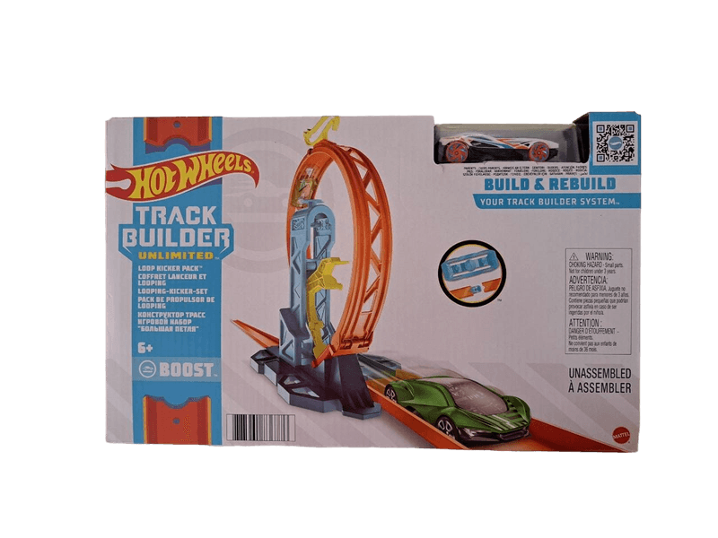 Hot Wheels Track Builder Pista Propulsor de Looping - Mattel em