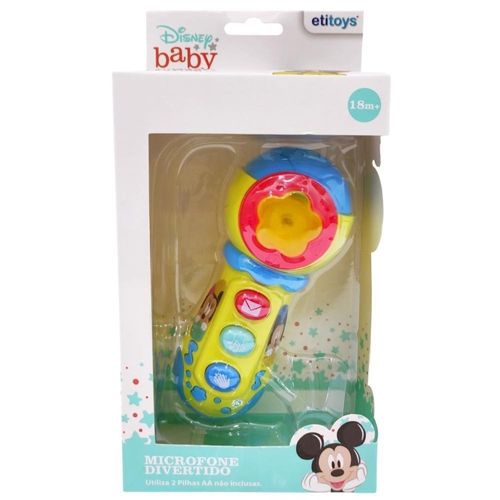 Microfone Musical Disney Baby - Mickey Mouse ETILUX