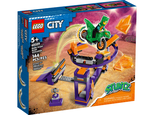 Blocos de Montar - City - Desafio de Enterradas com Rampa de Acrobacias - 60359 LEGO DO BRASIL