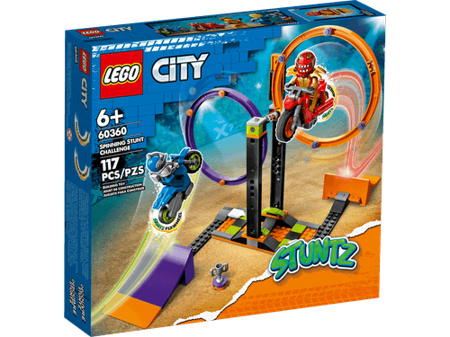 Blocos de Montar - City - Desafio de Acrobacias com Aneis Giratorios - 60360 LEGO DO BRASIL