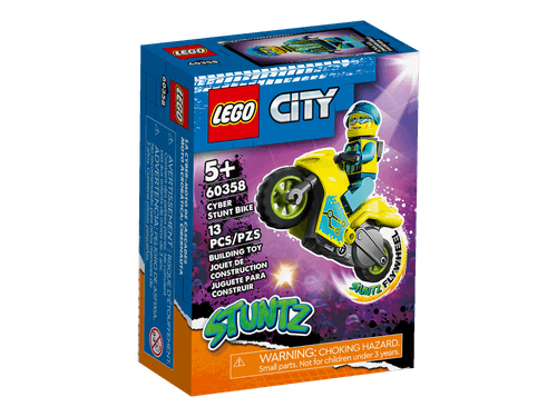 Blocos de Montar - City - Moto Acrobatica Cibernetica - 60358 LEGO DO BRASIL