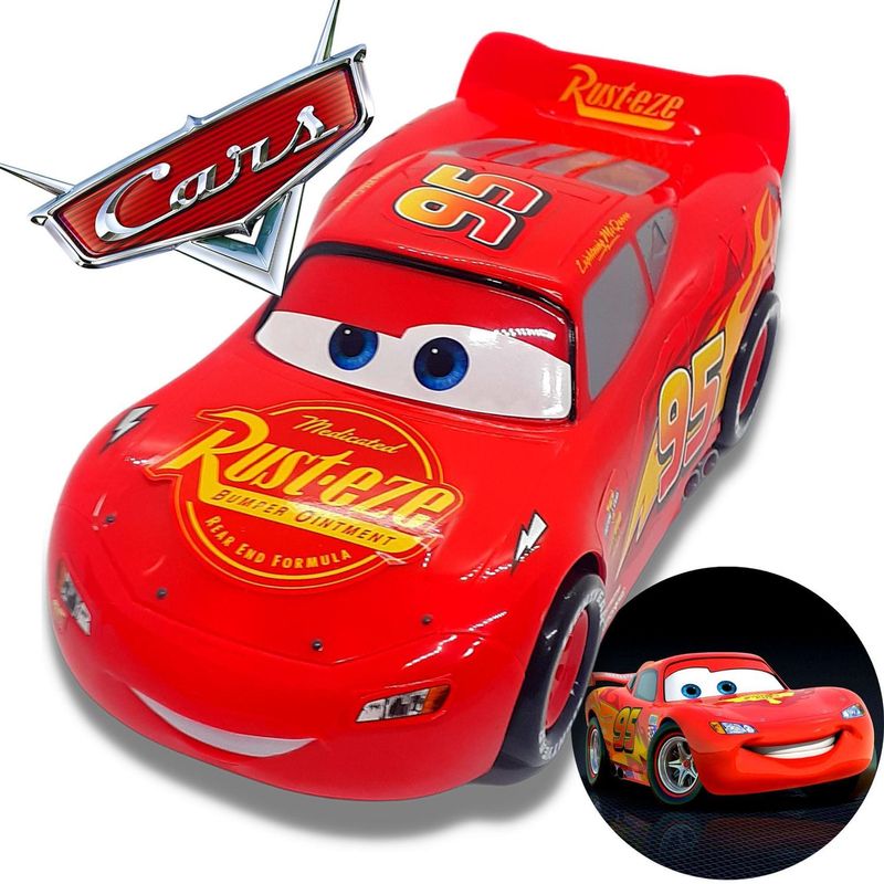 Carrinho Cars Corrida Fricção infantil Relâmpago Mcqueen Mate Disney Pixar  - ATMAS - Carrinho de Brinquedo - Magazine Luiza