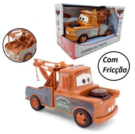 Carrinho - Relampago Mcqueen Mate - Corrida Friccao etilux na