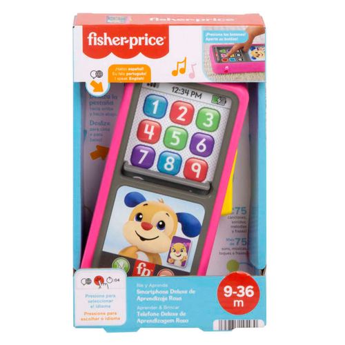 TELEFONE - DELUXE DE APRENDIZAGEM - ROSA - FISHER PRICE - HNM82 MATTEL