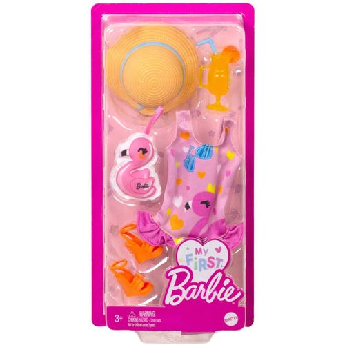 Kit Roupas - Minha Primeira Barbie - Praiana - My First MATTEL