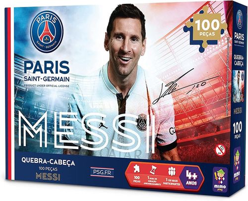 Quebra-Cabeca - Messi - Paris Saint Germain 100 - 2304 MIMO
