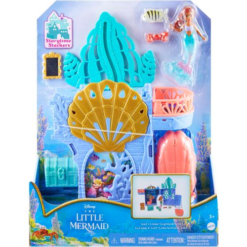 Boneca com Cenario - Disney - A Pequena Sereia Grotto de Ariel - HLX16 MATTEL