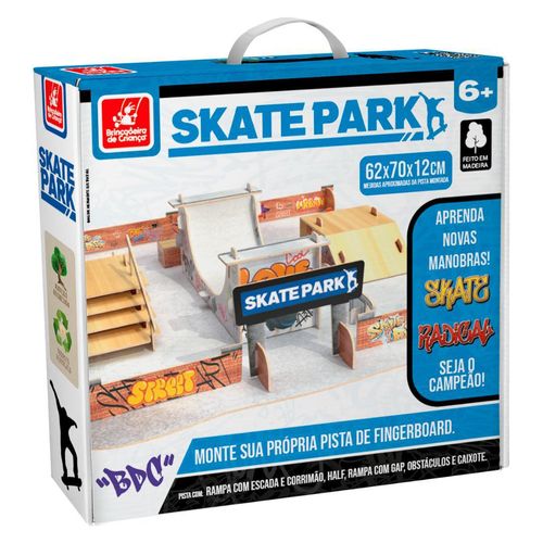 Piasta - Skate Park de Dedo - Monte Sua Propria Pista de Fingerboard em Madeira - 3782 BRINCAD DE CRIANCA