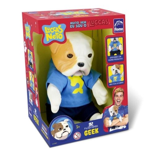 Boneco - Cachorro Luccas Neto - Geek Filhotinho 5849 ROMA JENSEN