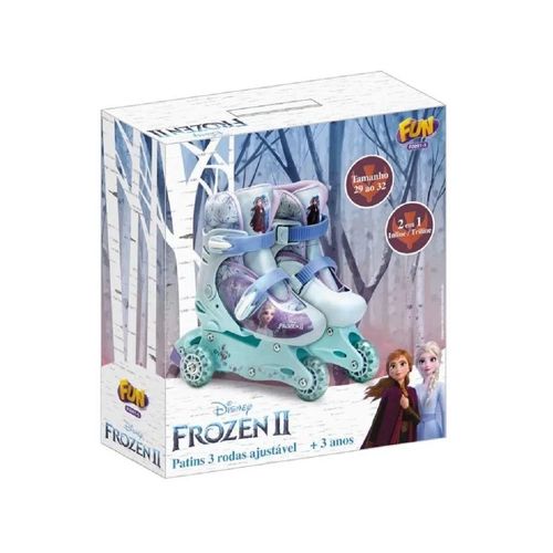 Patins - Disney Frozen II - 3 Rodas Ajustavel 29 A 32 - F0091-5 START