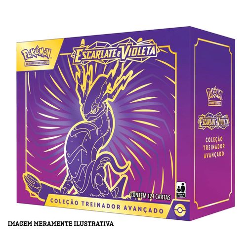 Cartas - Box Pokemon - Treinador Avancado - Miraidon Escarlate e  Violeta - 32570 COPAG DA AMAZONIA