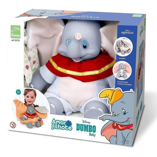 Boneco - Dumbo Baby - Colecao Amor De Filhote - 5172 ROMA JENSEN