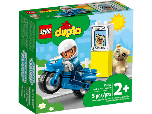 Blocos de Montar - Duplo - Motocicleta da Policia - 10967 M BRINQ