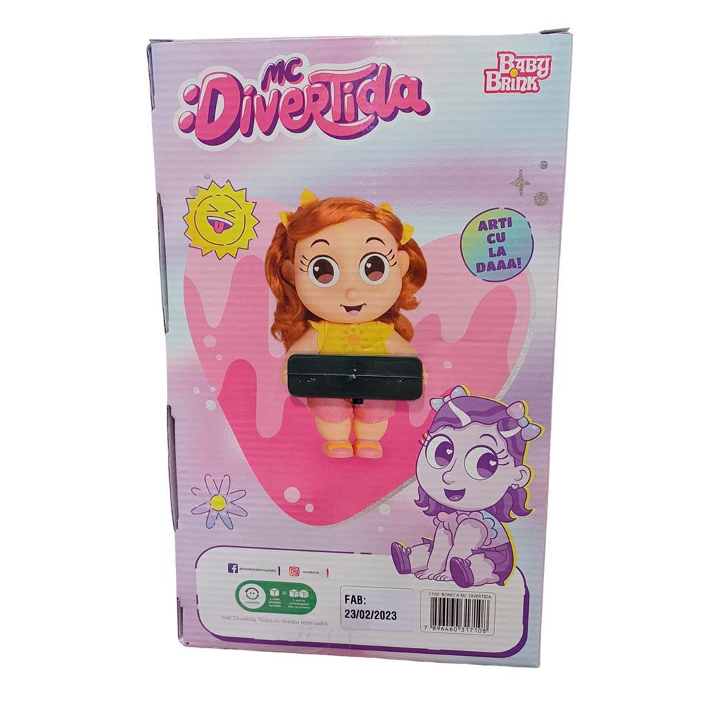 Boneca Articulada - Mc Divertida - 1710 NOVABRINK