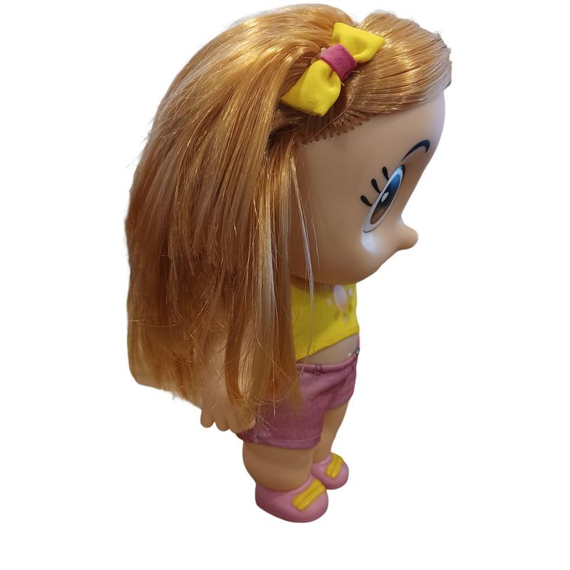 Boneca Mc Divertida Em Vinil 28 Cm Baby Brink Original