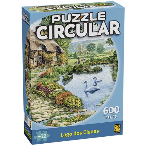 Quebra-Cabeca - Puzzle Circular - Lagos dos Cisnes - 04379 GROW