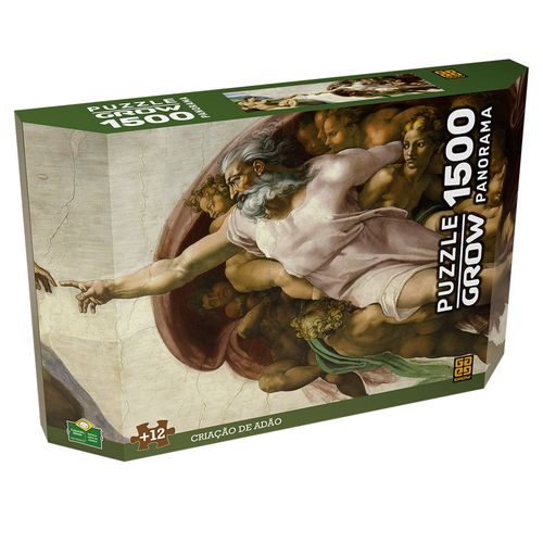 Quebra-Cabeca - Puzzle Panorama - Criacao de Adao - 04383 GROW